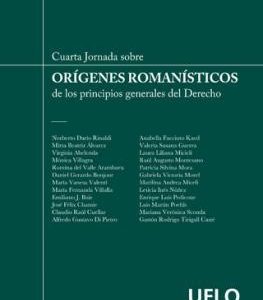 Cuarta Jornada sobre Orígenes Romanísticos de los principios generales del Derecho