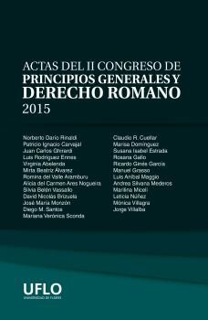 Actas del II Congreso de Principios Generales y Derecho Romano
