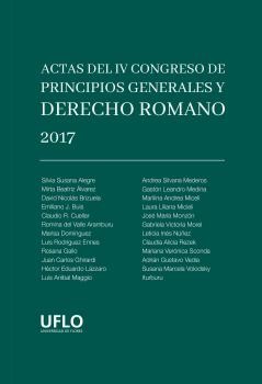 Actas del IV Congreso de Principios Generales y Derecho Romano